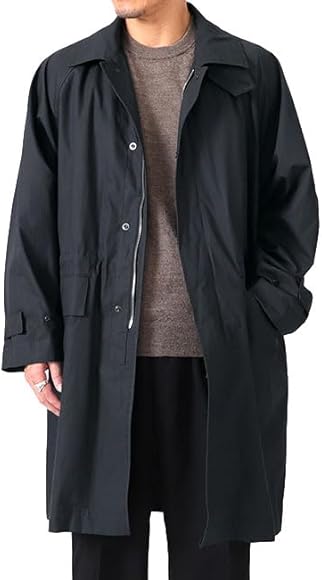 STILL BY HAND ステンカラーコート 46 黒 STILL BY HAND ステンカラーコート 46 黒 STILL BY HAND ステン